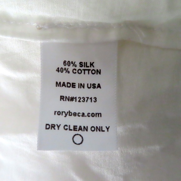 Rory Beca SHEER Sleeveless Top  Blouse Peekaboo Front NWT Silk Cotton - Picture 8 of 8